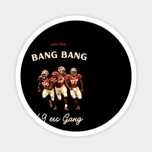 49 ers players cute graphic design artwork Magnet